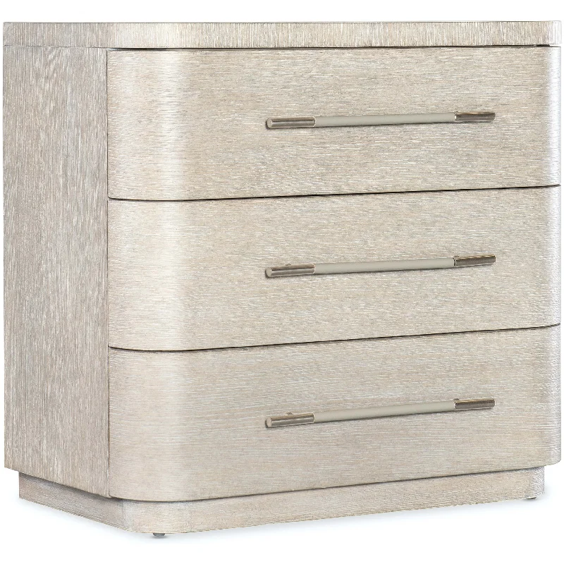 Modern Mood 3 Drawer Nightstand, Diamond