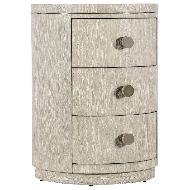 Modern Mood Round Nightstand, Diamond