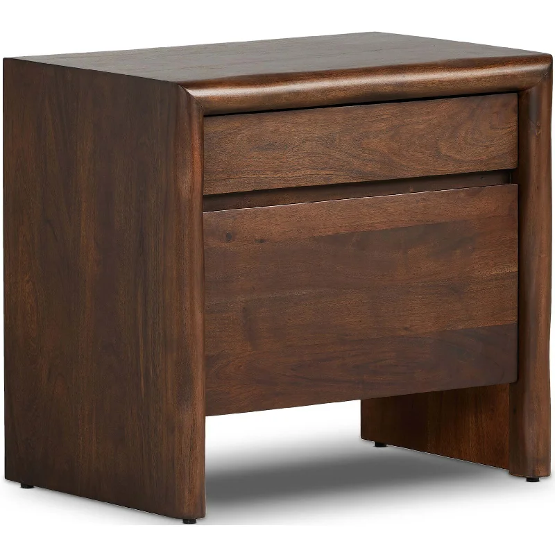 Nigel Nightstand, Rustic Brown