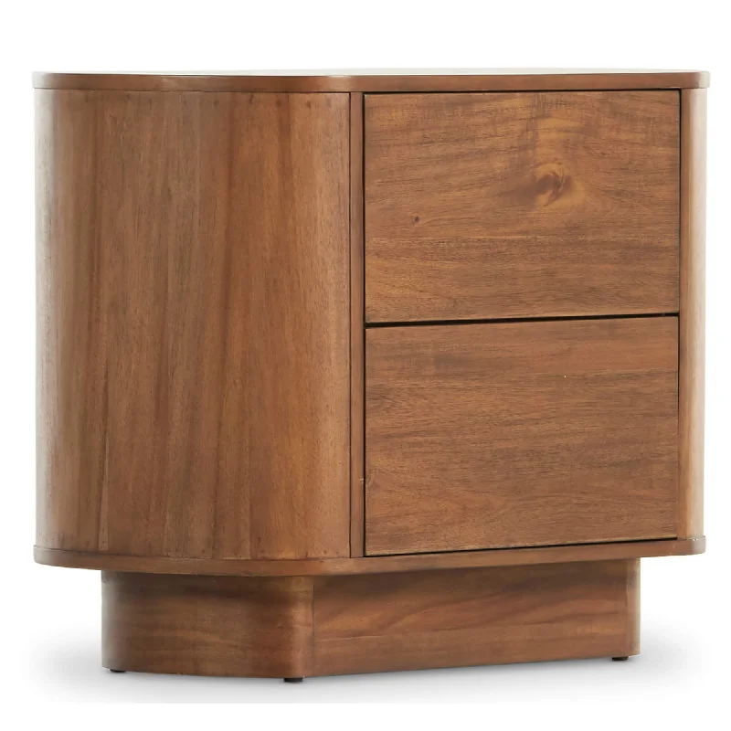 Paden Nightstand, Seasoned Brown