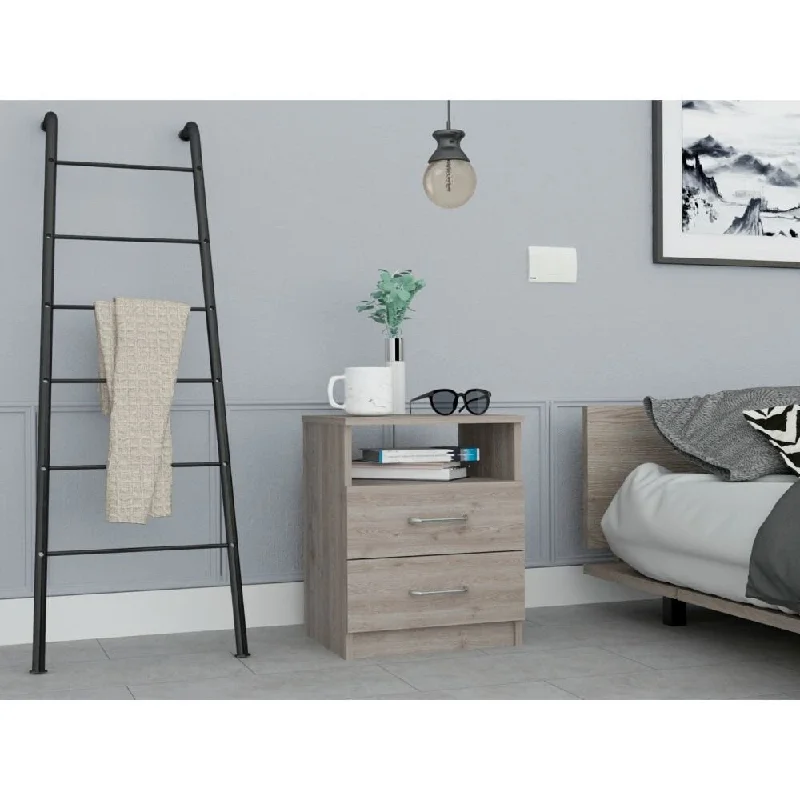 Palma Nightstand (Light Grey)