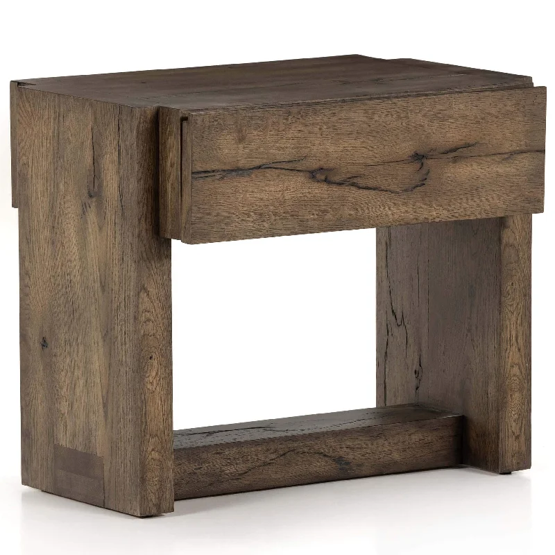 Perrin Nightstand, Rustic Fawn