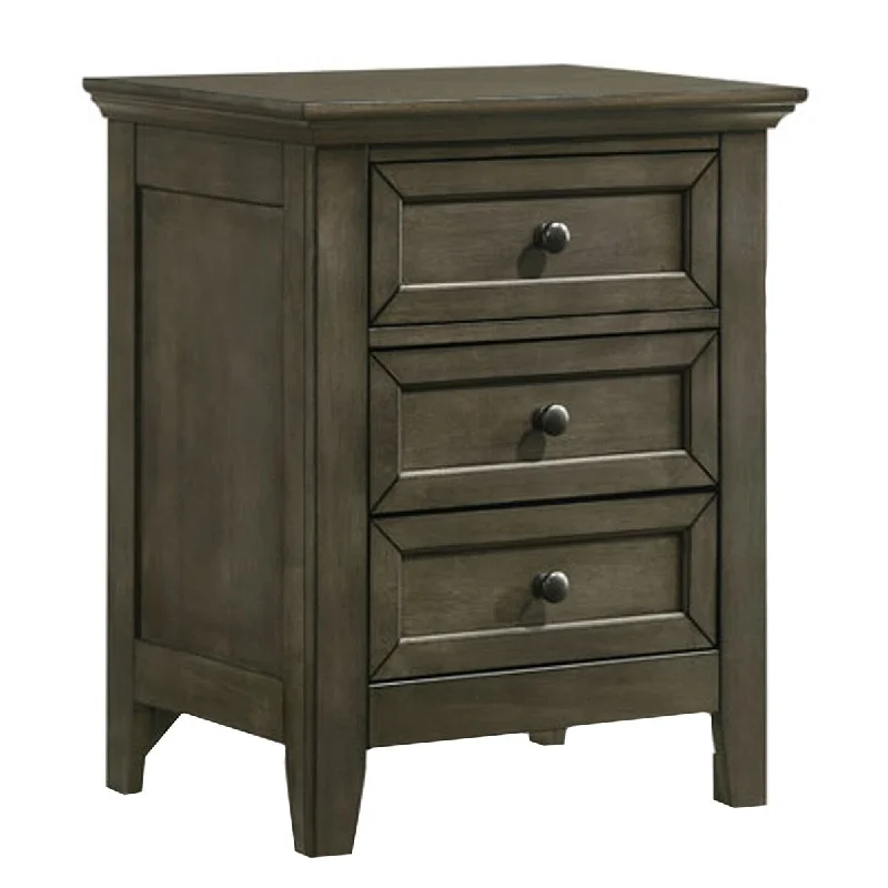 San Mateo Nightstand, 3 Drawer