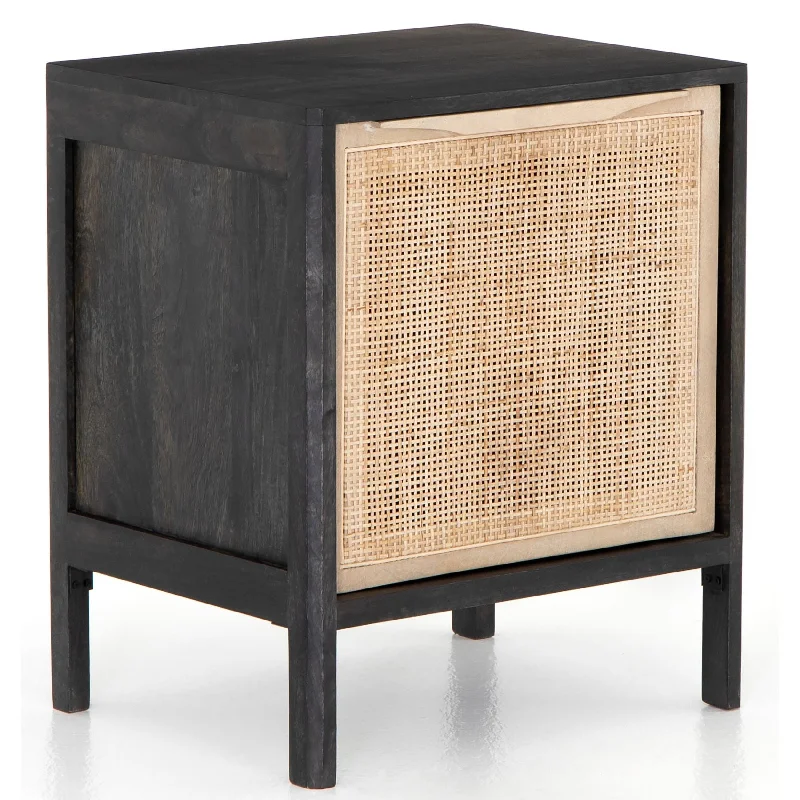 Sydney Nightstand, Black Wash