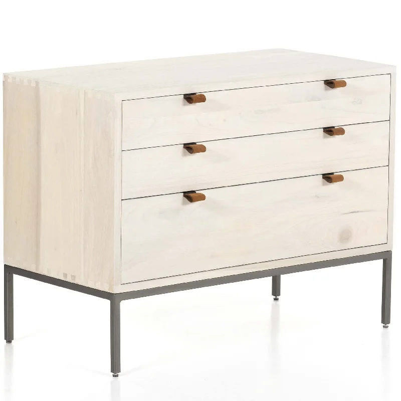 Trey Large Nightstand, Dove Poplar