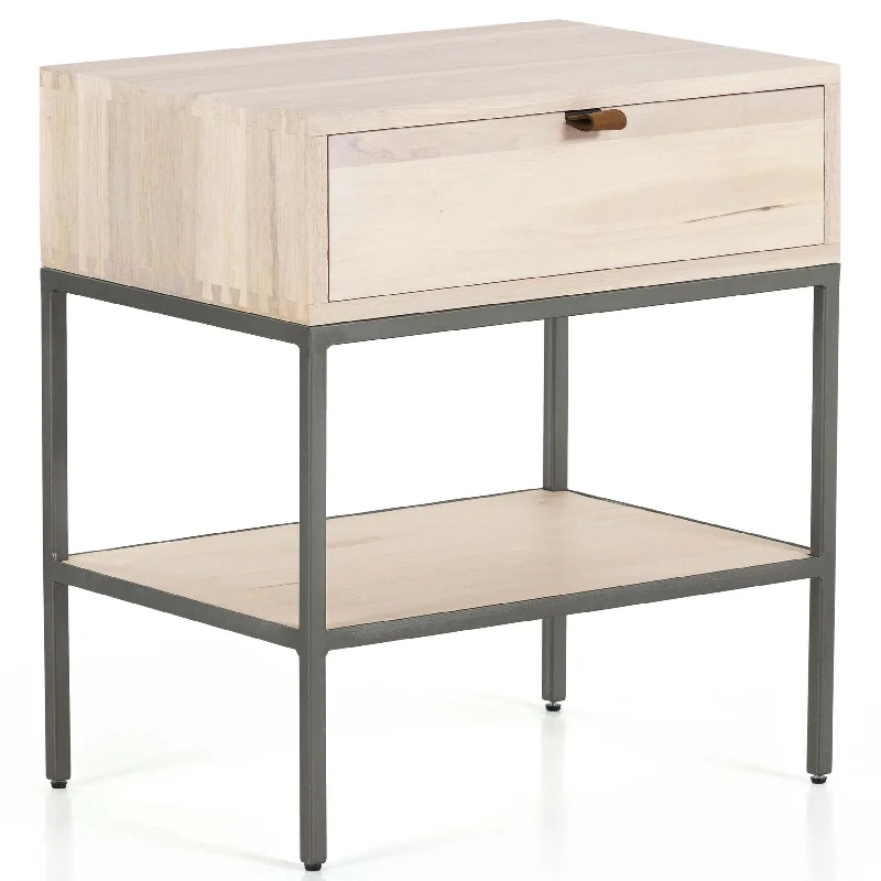 Trey Nightstand, Dove Poplar