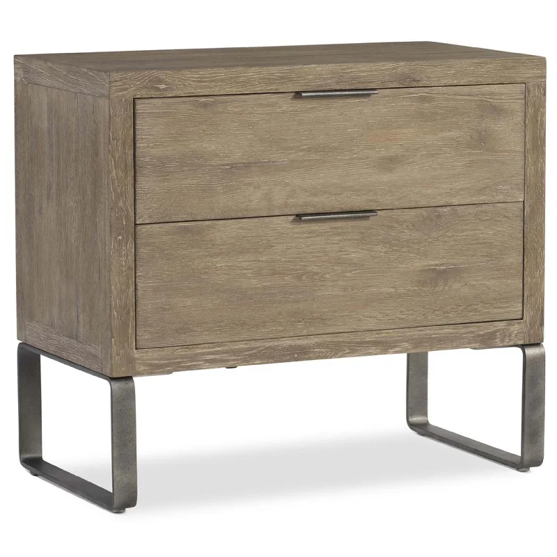 Tribeca 2 Drawer Nightstand, Aurum