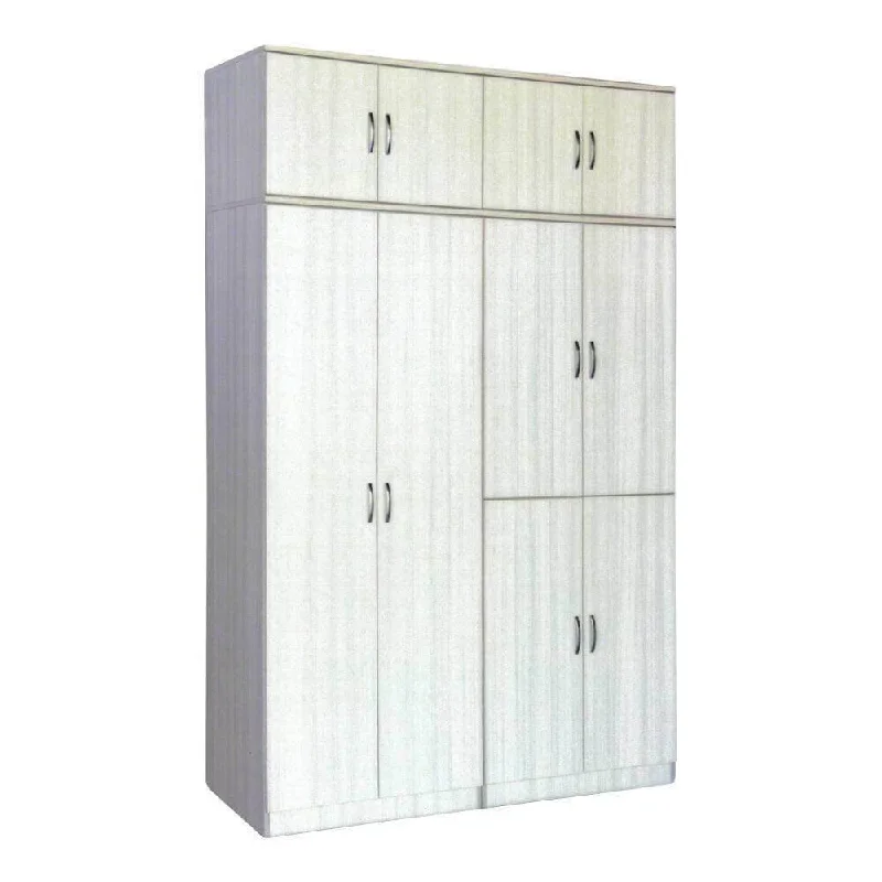 Bernald 5ft White Wash Open Door Wardrobe