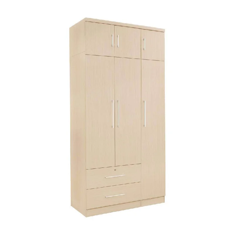 Deverac 3 Open Door Wardrobe with Drawers & Top