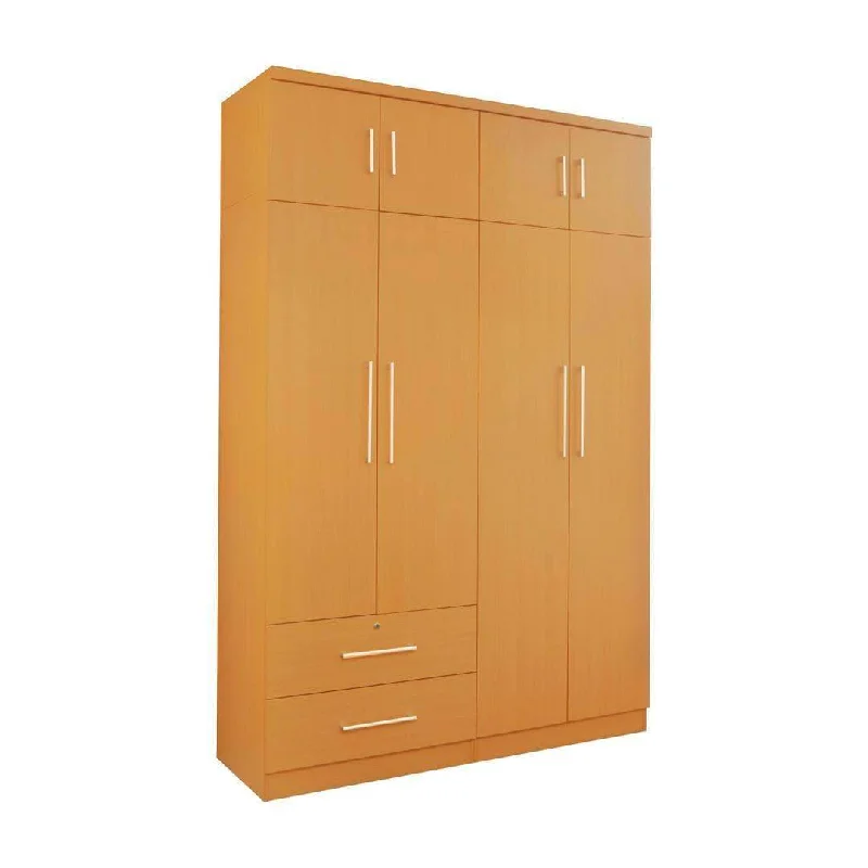 Deverac 4 Open Door Wardrobe with Drawers with Top