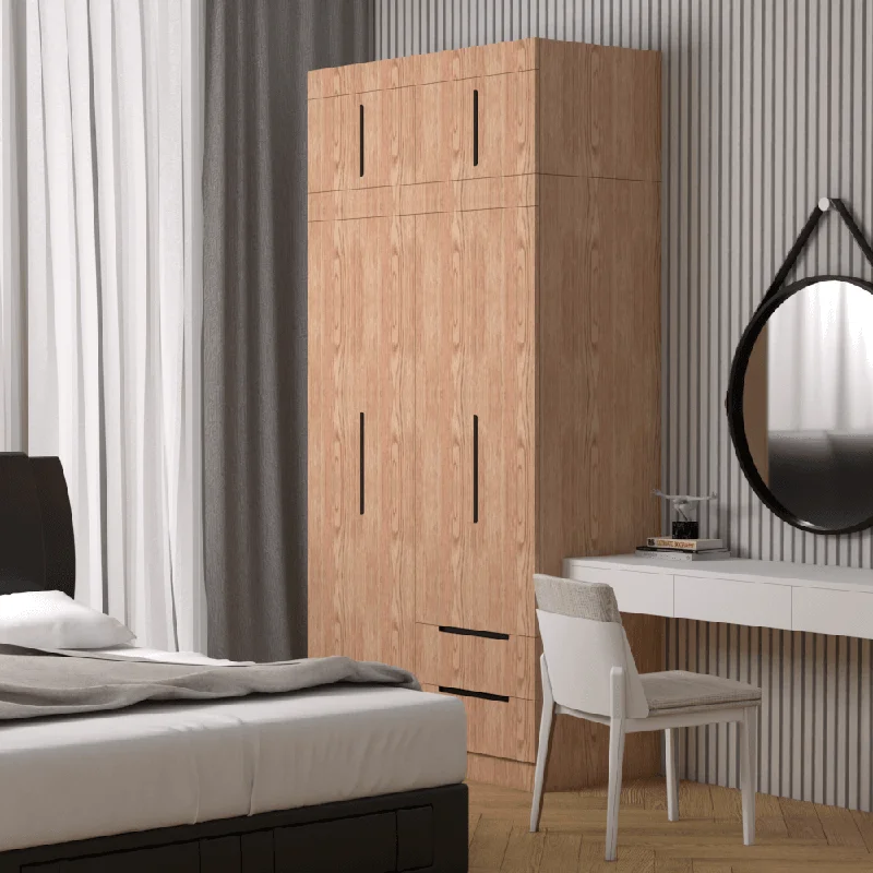 Harrison 4 Door Open Wardrobe with Top