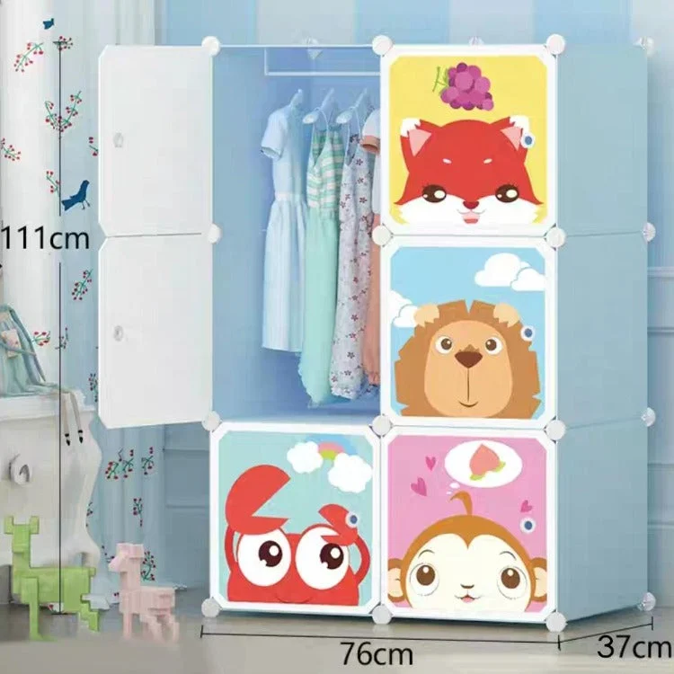 Kids Portable Wardrobe Closet | Blue