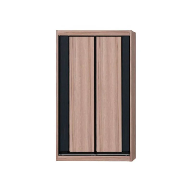 Valkyrie Modular Wardrobe (Light Oak with Black Glass)