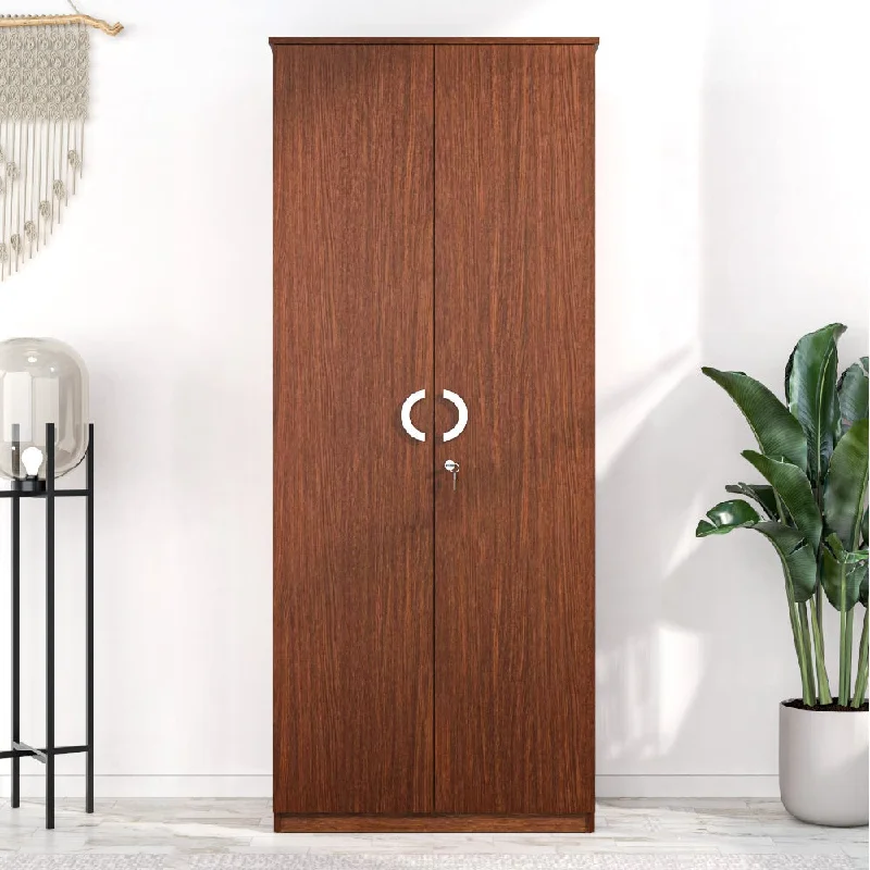 Nilkamal Massif 2 Door Wardrobe (Urban Walnut)