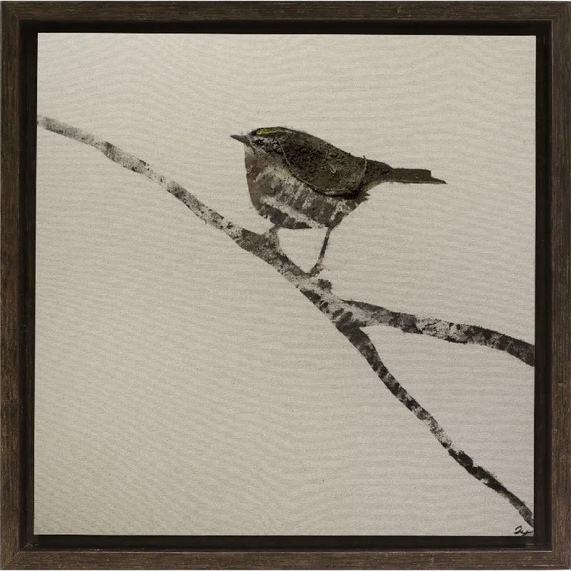 Neutral Bird IV Wall Art 14.00" x 14.00"