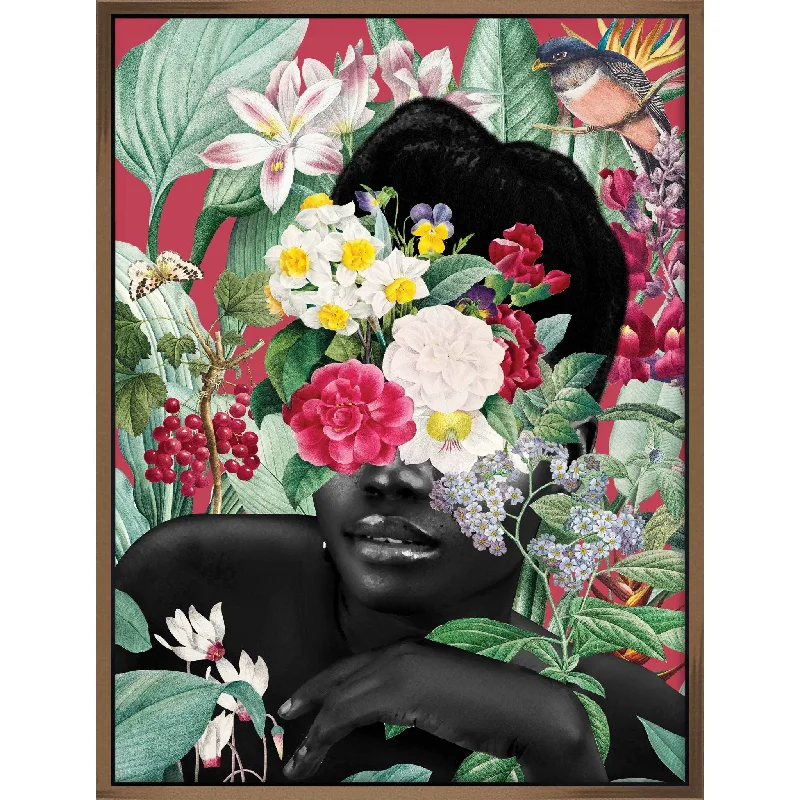 Tropical Woman Wall Art 32.00" x 42.00"