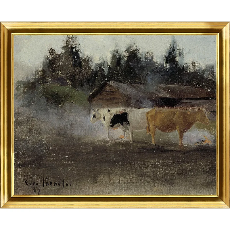 Vintage Cow Wall Art 11.00" x 13.00"