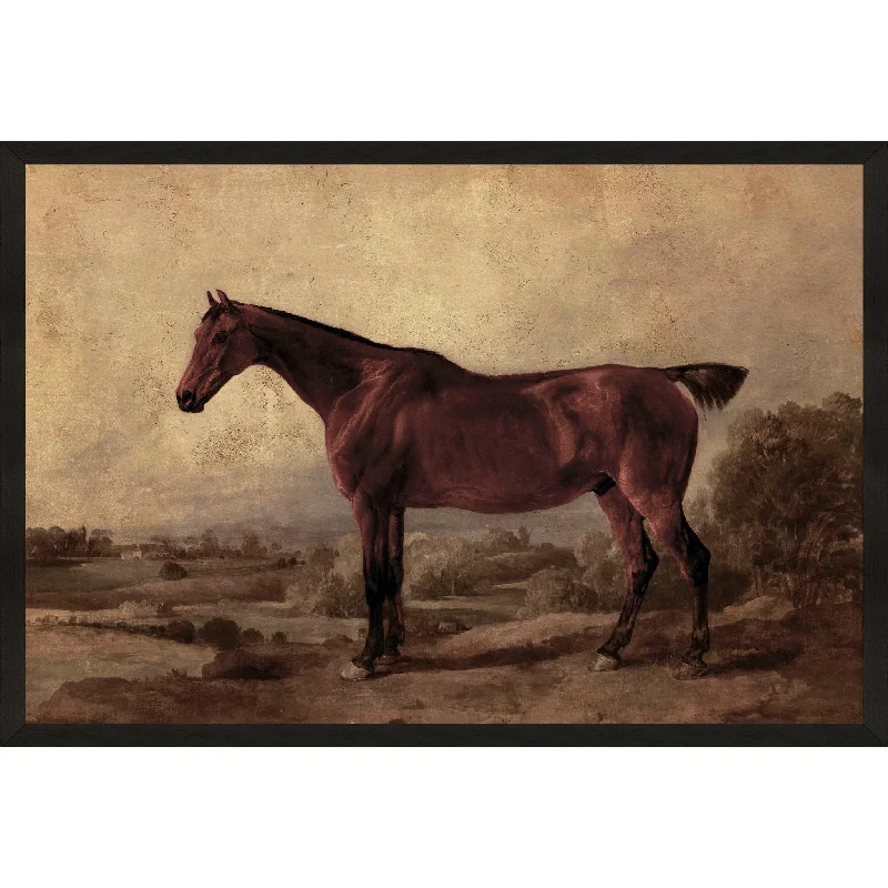 Vintage Horse I Wall Art 25.00" x 37.00"