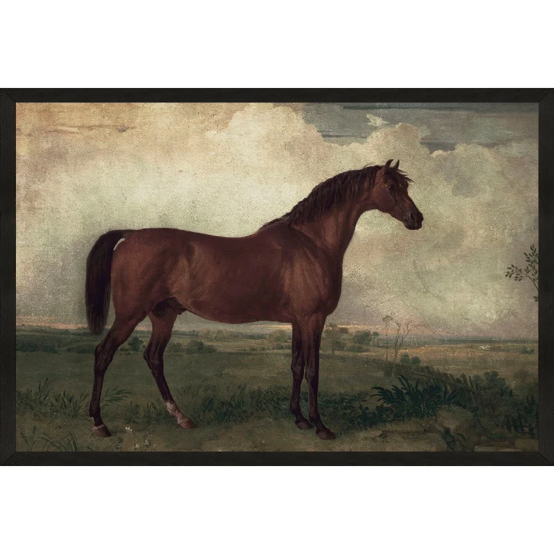 Vintage Horse II Wall Art 25.00" x 37.00"